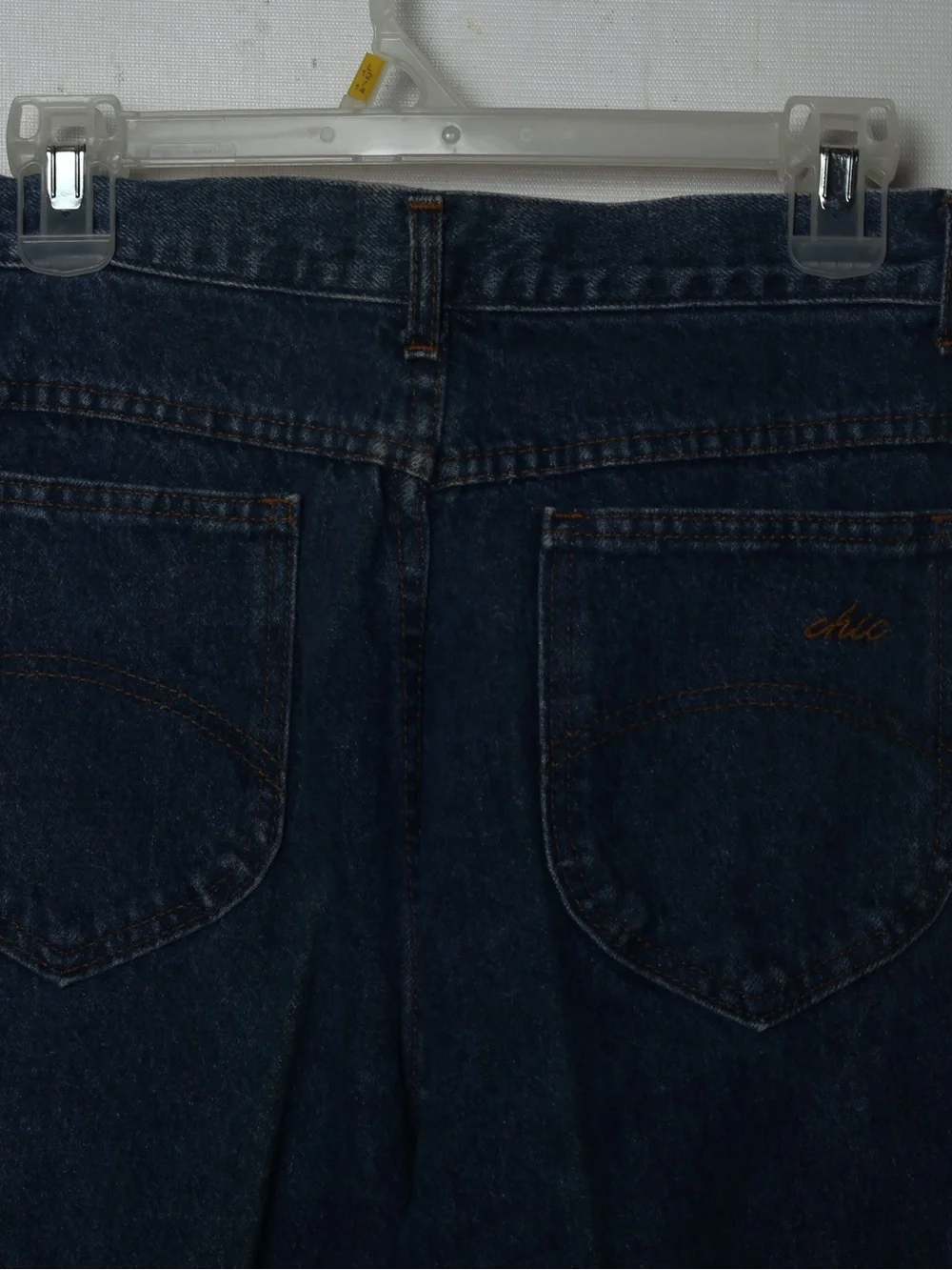 chic Men's Dark Indigo Slim Straight Jeans